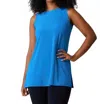 Sympli Ideal Tunic Top In Ocean In Blue
