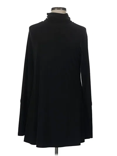 Pre-owned Sympli Long Sleeve Top Black Turtleneck Tops