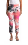 Sympli Narrow Ankle Pant In Marble In Multi