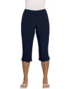 Sympli Narrow Capri Pant In Navy In Blue
