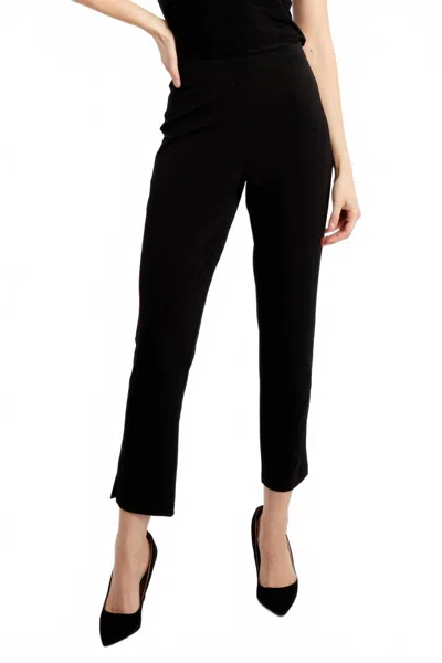 Sympli Narrow Midi Pant In Sparkle In Black