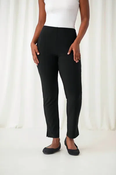 Sympli Narrow Pant Midi In Black