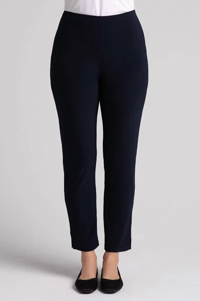 Sympli Narrow Pant Midi In Navy In Blue