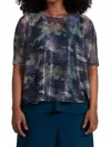 Sympli Nu Clip Top In Multi In Blue