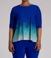 Sympli Nu Clip Top In Surf & Sand In Gold