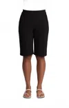 Sympli Nu Straight Leg Short In Black In Black