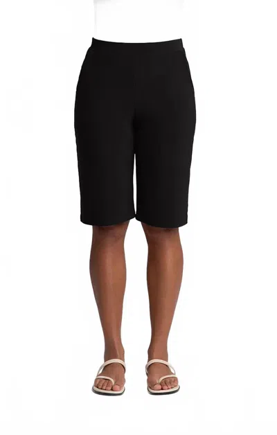 Sympli Nu Straight Leg Short In Black