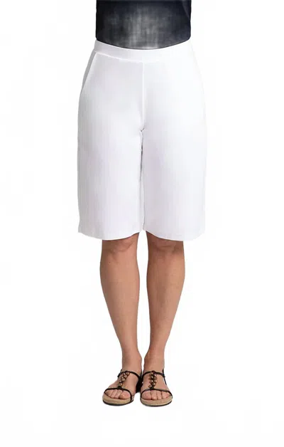 Sympli Nu Straight Leg Short In White