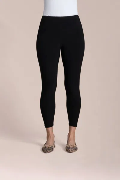 Sympli Nu Yoke Legging In Black
