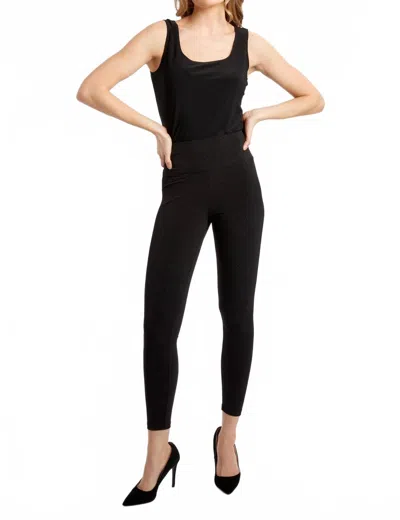 Sympli Nu Yoke Legging In Black Sparkle