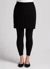 Sympli Pencil Mini Skirt In Black In Black