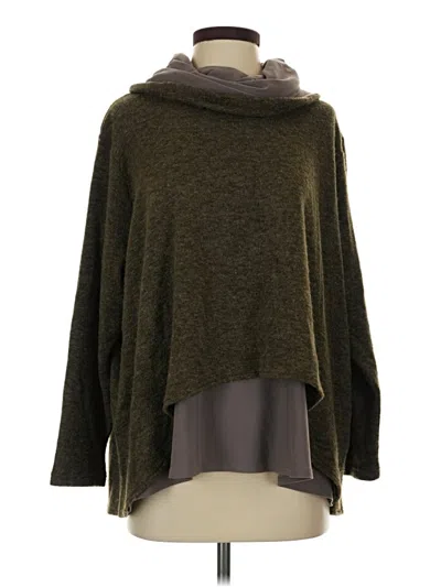 Pre-owned Sympli Poncho In Green