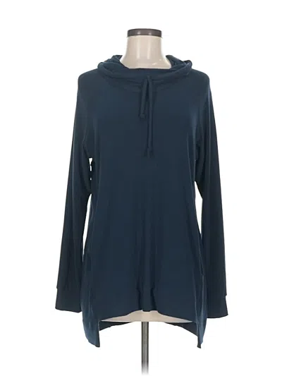 Pre-owned Sympli Pullover Hoodie In Blue