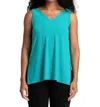 Sympli Reversible Go To Tank Relax Top In Gem In Blue