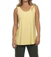 Sympli Reversible Go To Tank Top In Butter In Yellow