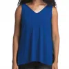 Sympli Reversible Go To Tank Top In Twilight In Blue