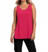 Sympli Reversible Go To Tank Top In Watermelon In Pink