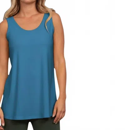 Sympli Reversible Go To Tank Top - Plus In Marine In Blue