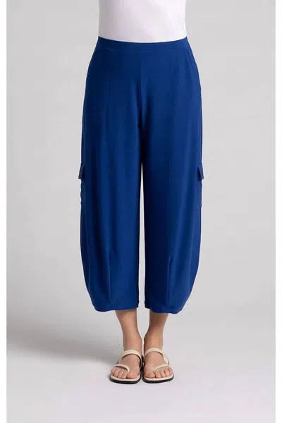 Sympli Safari Narrow Lantern Pant In Twilight In Multi