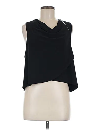 Pre-owned Sympli Sleeveless Blouse In Black
