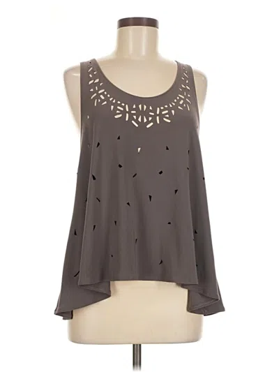 Pre-owned Sympli Sleeveless Blouse In Gray