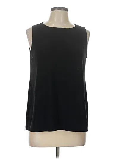 Pre-owned Sympli Sleeveless Top Black Boatneck Tops