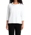 Sympli Slouch Sweatshirt In White In White