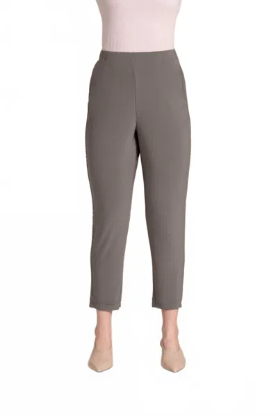 Sympli Splice Pencil Pant In Taupe In Gray