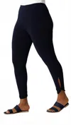 Sympli Twist Legging In Navy In Blue