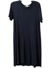 Sympli Women's Bamboo T-shirt Dress In Midnight Blue In Blue