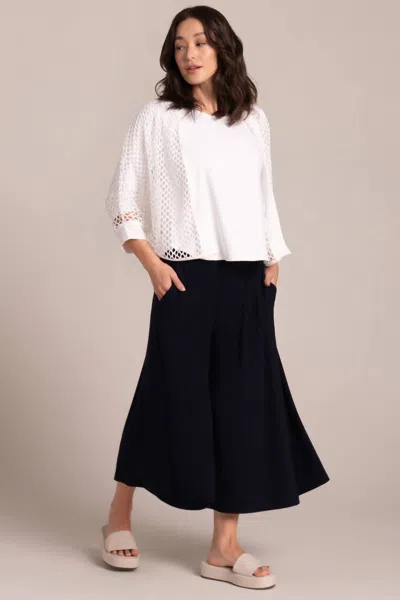 Sympli Women's Gaucho Pant In Black