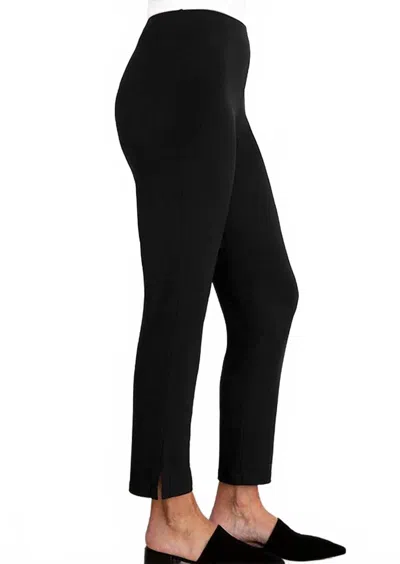 Sympli Women's Narrow Midi Pants In Currant In Black