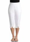 Sympli Women's Nu Hepburn Capri In White In White