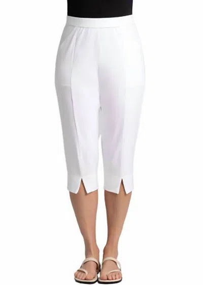 Sympli Women's Nu Hepburn Capri In White