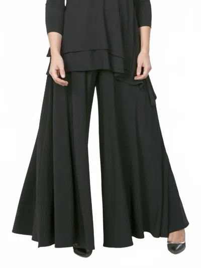 Sympli Women's Palazzo Pant In Black