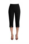 Sympli Women's Ponte Nu Hepburn Capri In Black In Black