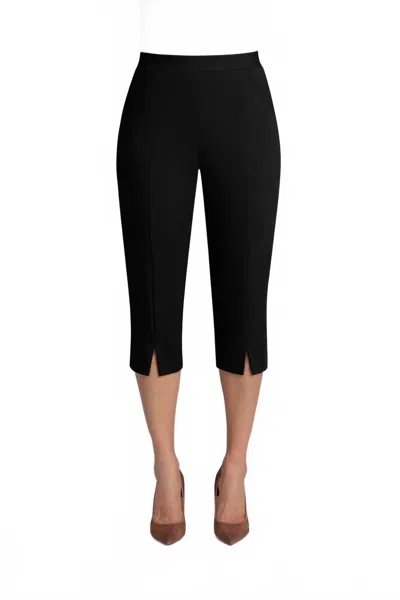 Sympli Women's Ponte Nu Hepburn Capri In Black