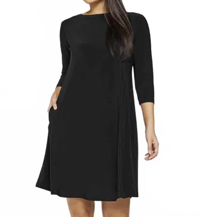 Sympli Women's Short Dress In Black