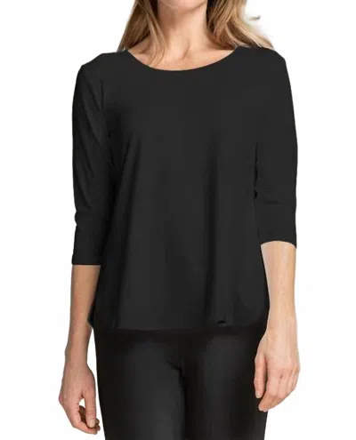 Sympli Women's Top In Black In Multi