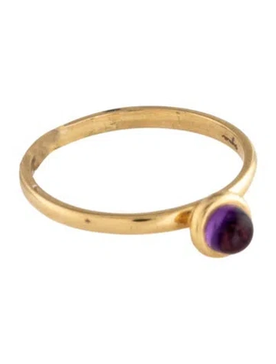 Pre-owned Syna 18k Amethyst Bauble Cocktail Ring In Multi