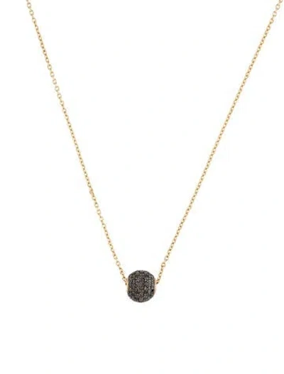 Pre-owned Syna 18k Diamond Cosmic Bead Pendant Necklace, 18" In Multi