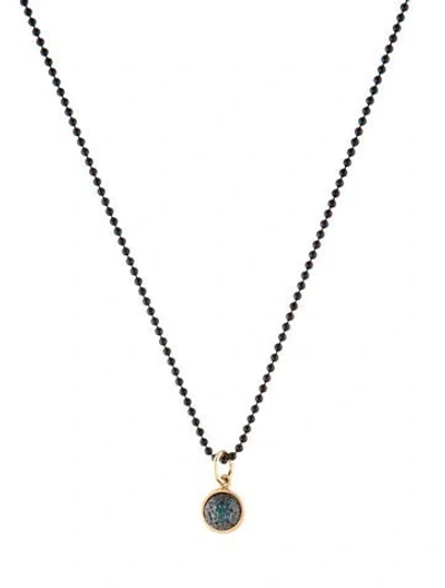 Pre-owned Syna 18k Diamond Pendant Necklace, 18" In Multi