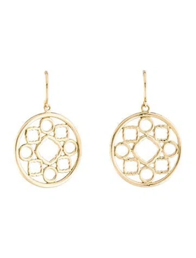 Pre-owned Syna 18k Small Mogul Drop Earrings In Multi