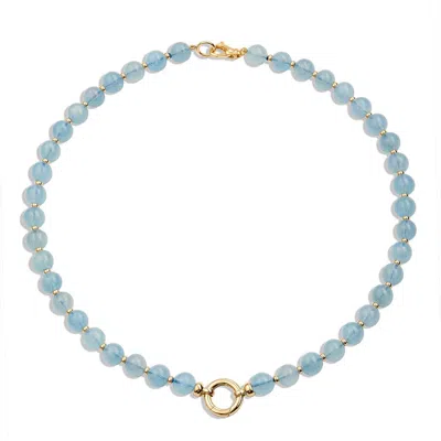 Syna Aquamarine Story Strand In Blue
