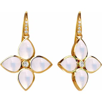 Syna Bloom Florae Earrings In Red