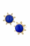 Syna Cosmic Sun Studs In Blue