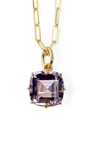 Syna Cushion Charm In Amethyst