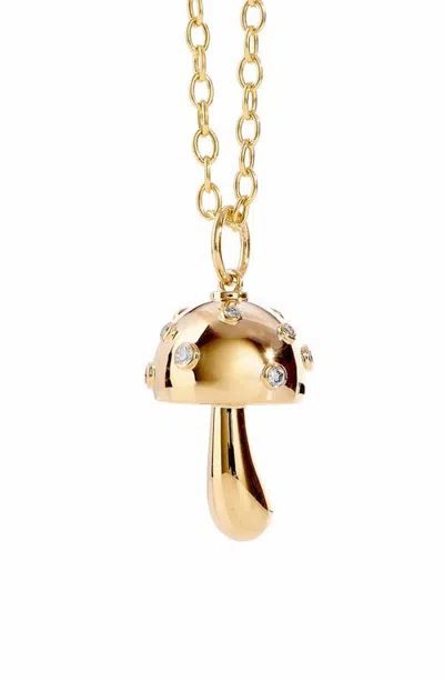 Syna Golden Mushroom Charm