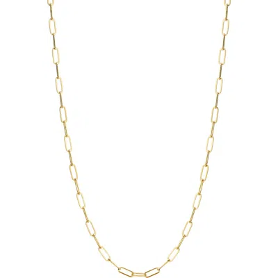 Syna Petite Classico Paper Link Chain In Gold