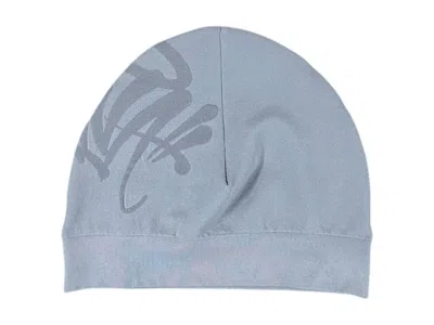 Pre-owned Syna World Men's  Big Logo Skull Beanie In Grey